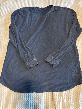 lululemon athletica Men's Long-Sleeve Crew in Slate Navy